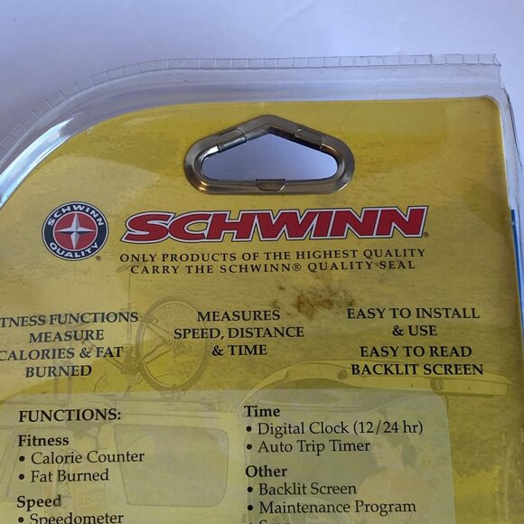 Schwinn 17-Function Bike Cycle Computer Backlit Screen NEW Speed Distance Time - Picture 7 of 11